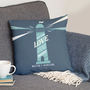 Personalised Lighthouse Cushion For Couples, thumbnail 1 of 5