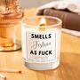 Festive As Fuck Funny Anti Christmas Scented Candle Gift Set, thumbnail 2 of 5