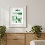 1976 Personalised 50th Birthday Golf Print, thumbnail 6 of 10