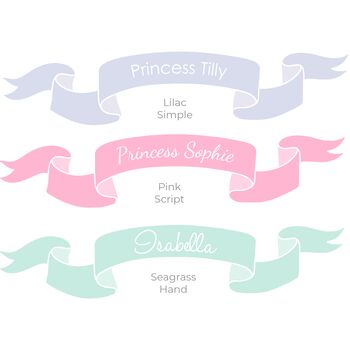 Princess Fabric Wall Stickers, 3 of 4