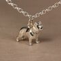 Personalised 3D Pitbull Silver Chain Bracelet, thumbnail 2 of 10