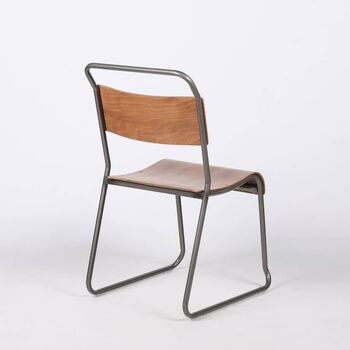 Stacking Vintage Retro School Industrial Style Metal, 2 of 3