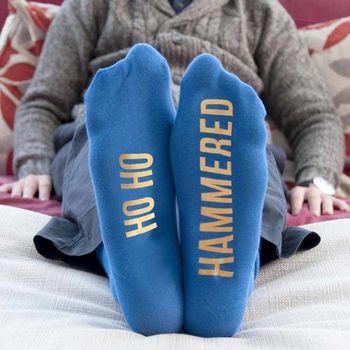 Personalised Ho Ho Christmas Socks, 2 of 4