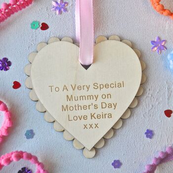 Personalised First Mother's Day Heart, 2 of 5