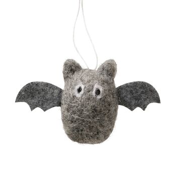 Spooky Felt Bat Hanging Decorations : Set Of Two, 2 of 4