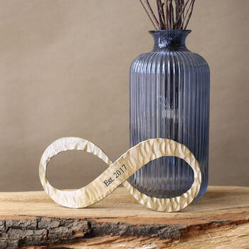 8th Anniversary Gift Bronze Infinity Sculpture, 2 of 12