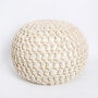 Macrame Pouffe Footstool Easy Crochet Kit, thumbnail 2 of 6