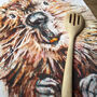 Inky Beaver Tea Towel, thumbnail 4 of 11