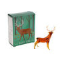 Glass Stag Ornament In Gift Box | Decoration | Collectable | Gift For Home, thumbnail 1 of 4