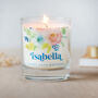 Personalised 30th Birthday Candle With Floral Design, thumbnail 2 of 3