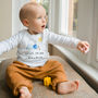 'Going On An Adventure' Long Sleeve Baby Tshirt, thumbnail 1 of 4