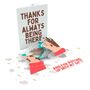 Thanks 3D Pop Up Funny Sh*T Nappy Card For Mums And Dads, thumbnail 5 of 7