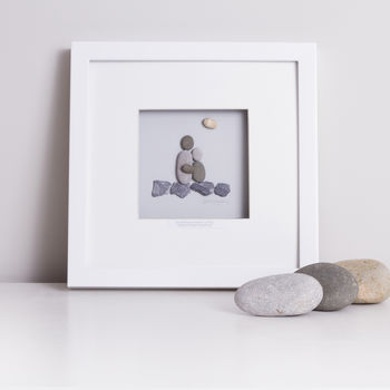 'A Mother Is The Truest Friend.' Mothers Day Pebble Art, 2 of 3