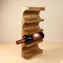 Wooden Wall Mounted Wine Rack And Wine Bottle Holder, thumbnail 3 of 5