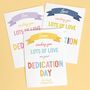 Personalised Dedication Day Card, thumbnail 1 of 9