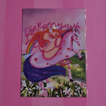 'Pink Pony Club' Chappell Roan Inspired Lyric Print, 3 of 4