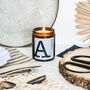 Geranium, Lemongrass And May Chang Initial Candle, thumbnail 1 of 7