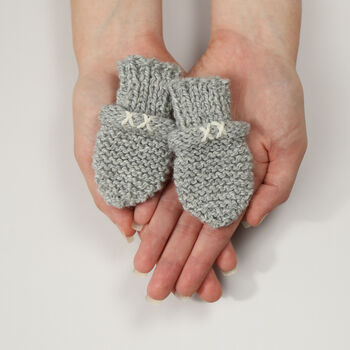 Mittens And Booties Baby Knitting Kit, 4 of 10