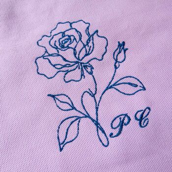 Personalised Birthday Flower Tote Bag Gift For Her, 4 of 8