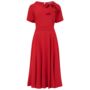 Cindy Dress In Lipstick Red Vintage 1940s Style, thumbnail 1 of 3