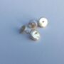 Freshwater Pearl And Solid Sterling Silver Cufflinks, thumbnail 2 of 4