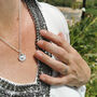 Daisy Solid Silver Necklace, thumbnail 9 of 9