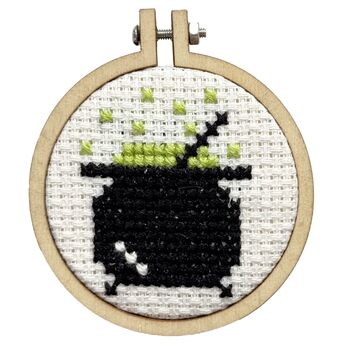 Let's Stir Things Up! Halloween Mini Matchbox Cross Stitch Kit, 2 of 3