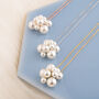 Pearl Cluster Statement Necklace, thumbnail 9 of 10