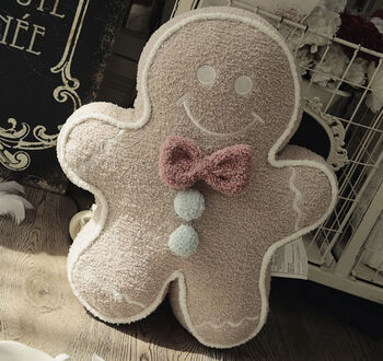 Boucle Gingerbread Soft Cushion, 3 of 3