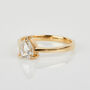 0.40ct Pear Shape Diamond Juno Ring, thumbnail 7 of 8