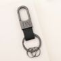 Personalised Engraved Mens Key Clip Handy Bag Charm, thumbnail 3 of 7