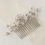 Crystal And Diamante Bridal Comb, thumbnail 1 of 3