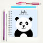 Personalised Panda Notebook, thumbnail 1 of 2