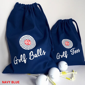 Personalised Golf Ball Bag, 10 of 12
