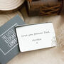 Stainless Steel Engraved ‘Father Of The Bride’ Wallet Card, thumbnail 3 of 6