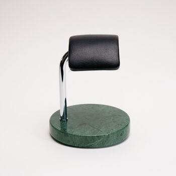 Verde Guatemala Marble Watch Stand Silver, 3 of 8