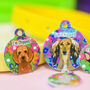 Personalised Flower Power Illustrated Dog ID Tag, thumbnail 10 of 12