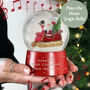 Personalised Musical Santa Snow Globe, thumbnail 4 of 5