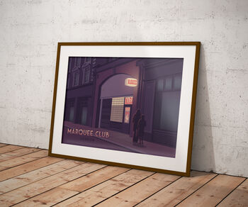 Marquee Club London Travel Poster Art Print, 5 of 8