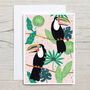 Birthday Toucans Birthday Card, thumbnail 3 of 5