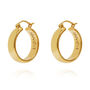 The Gold Heni Hoop Earrings, thumbnail 3 of 5