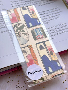 Vintage Windows Illustrated Double Sided Bookmark, 2 of 6