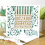 Personalised Celebration Cut Out Birthday Cake Card, thumbnail 1 of 3