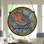 Robin Stained Glass Effect Suncatcher, thumbnail 7 of 7