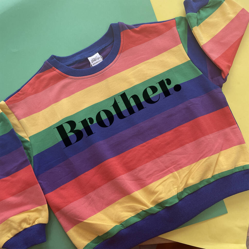Classic Sibling Rainbow Kids Jumper