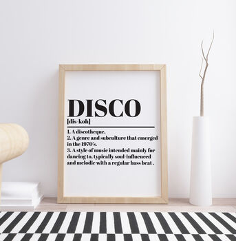 'Definition: Disco' Print, 2 of 4
