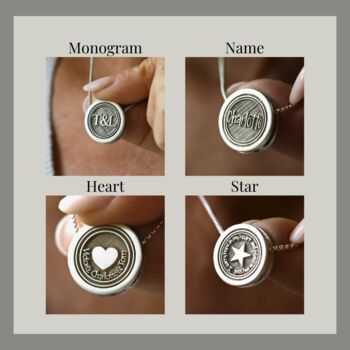 Monogram Echo Necklace, 5 of 10