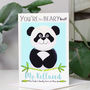 Personalised Panda Thank You Teacher Card, thumbnail 4 of 9