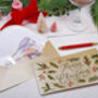 Christmas Money Envelopes With Foliage Design For Gift Cards, Concert Tickets And Vouchers, thumbnail 3 of 3
