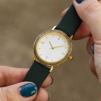 Personalised Womens Wooden Watch,Wife Anniversary Gift, 4 of 7
